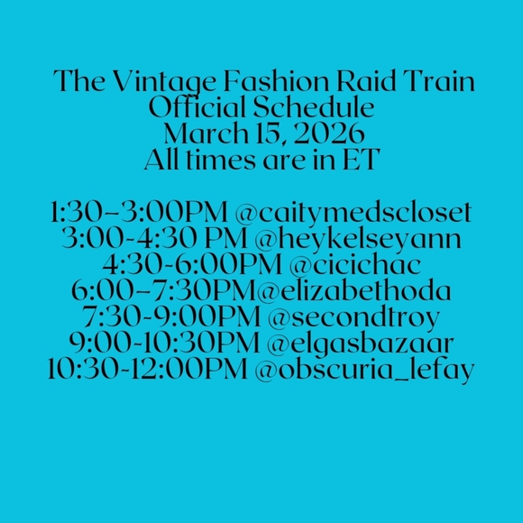 Like this post to Follow THE VINTAGE FASHION RAID TRAIN - Picture 3 of 3